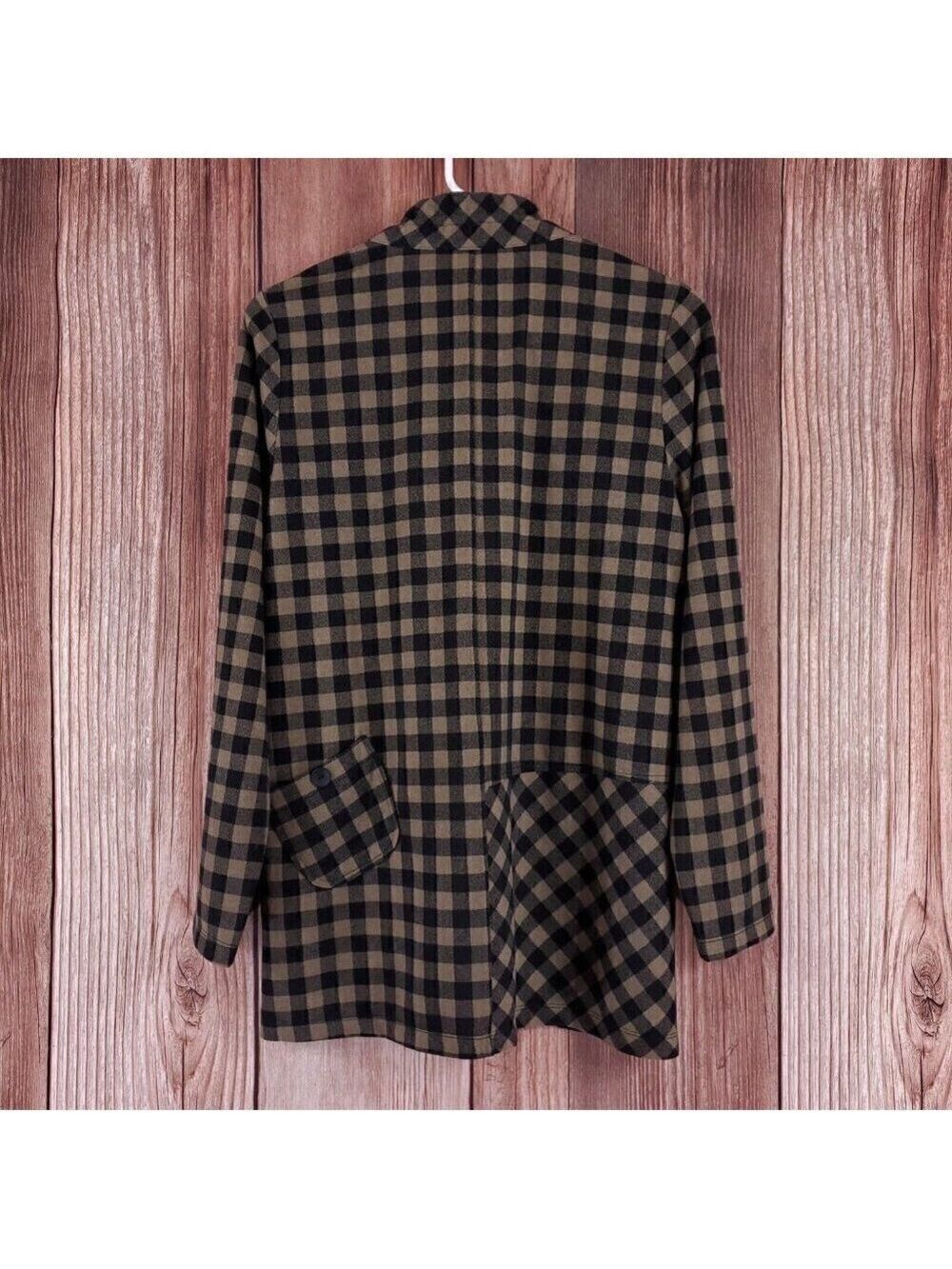 NWT Terra SJ Apparel Womens Size Small Taupe Button Front Shirt Tunic Top $113 - Picture 6 of 13